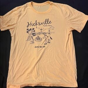 Soft Hicksville Trailer Palace Joshua Tree CA Graphic T-Shirt - Cream